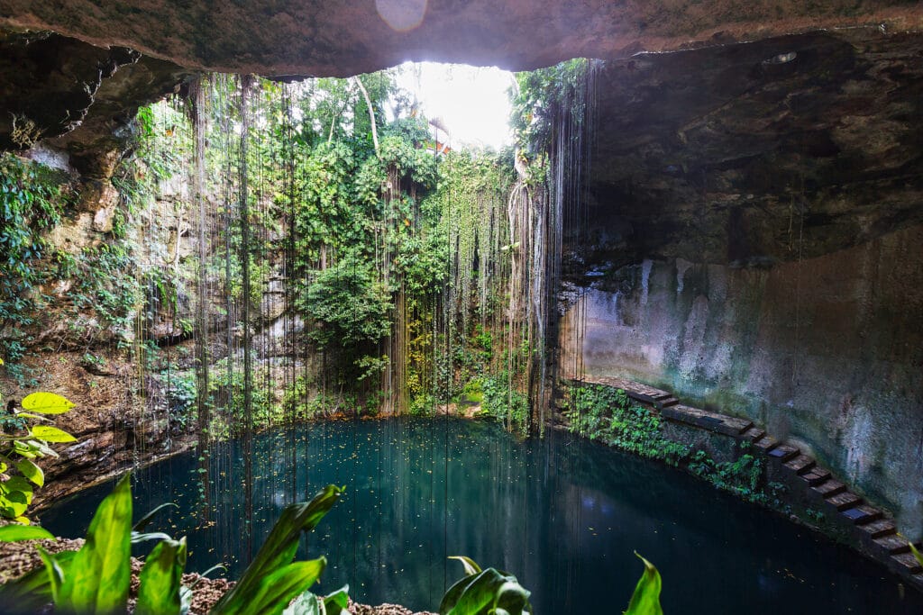 Unusual natural landscapes- Ik-Kil Cenote, Mexico by Tripps Plus Las Vegas